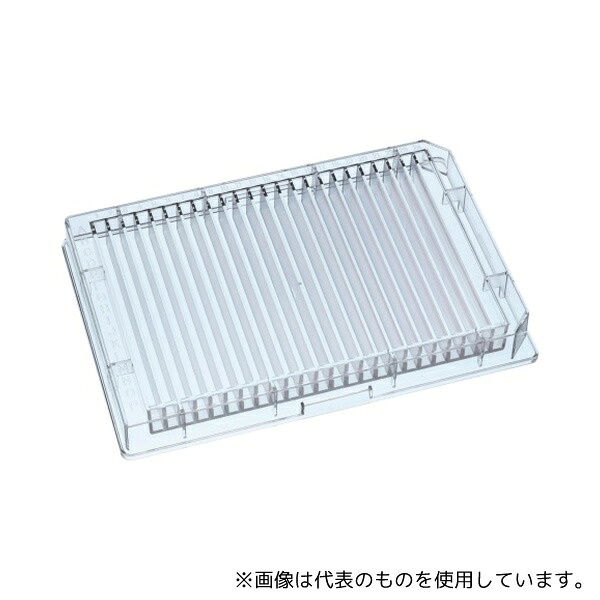 WATSON 476-24F-S 24列リザーバ 平底 PP フタ付き 滅菌済 1箱(20枚入) 20,431円