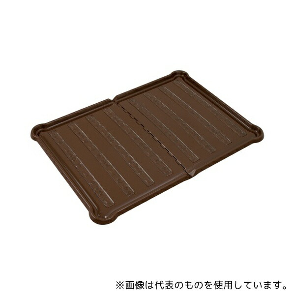 アイリスオーヤマ P-SPTD シーツぴたっとトレー ダブルワイド ブラウン 630×880×27mm
