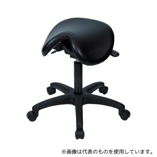 トラスコ中山 WCS-570 作業用チェア サドル型 角度調整機能付 Φ570XH570-760