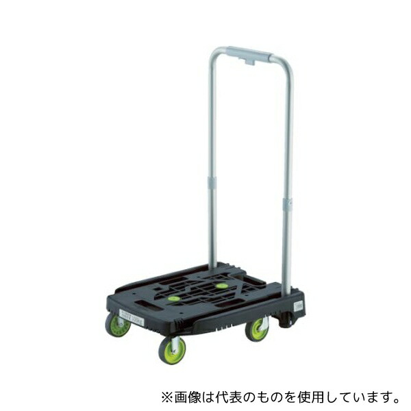 トラスコ中山 WP-2G-BK 樹脂台車 カルティオミニ weego ブラック