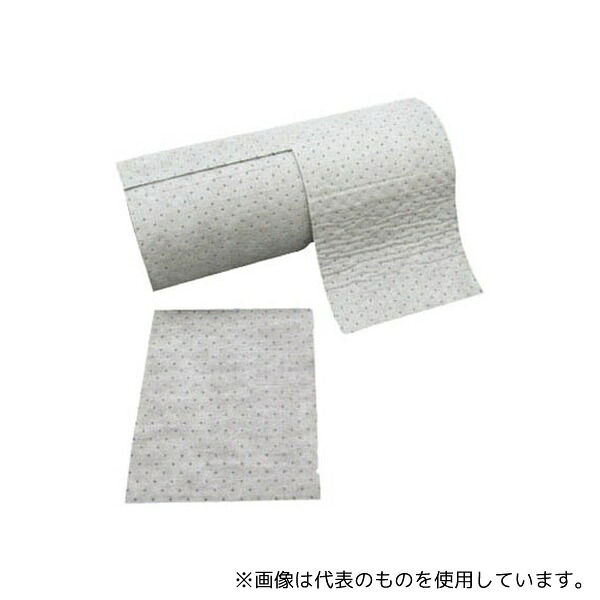 JOHNAN PCAR80 アブラトール ロール 油水兼用 吸収量96L ミシン目あり グレー