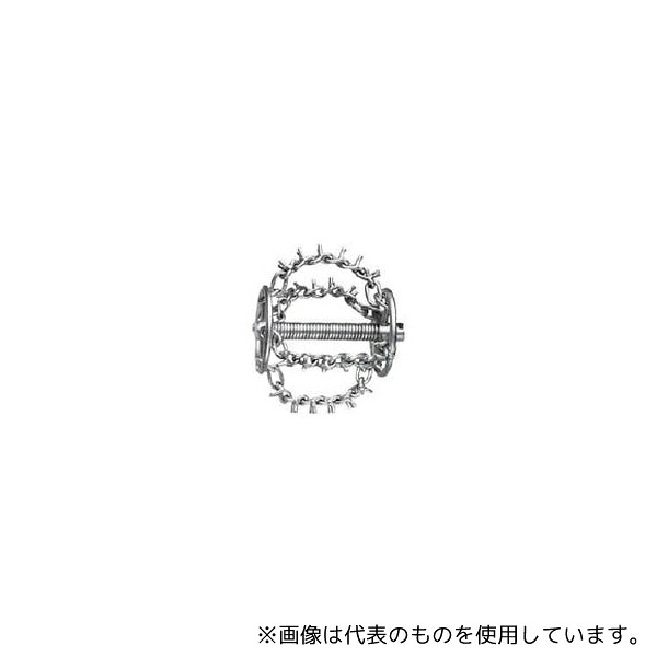 アサダ R72285 排水管掃除機用交換先端ツール スパイクカッタ65 φ22mmワイヤ用