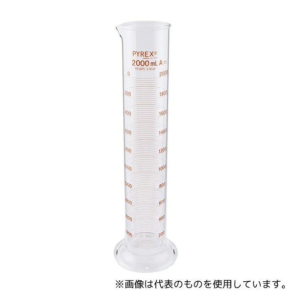 コーニング・PYREX 3022JIS-2L PYREX(R) JIS メスシリンダー 2000mL