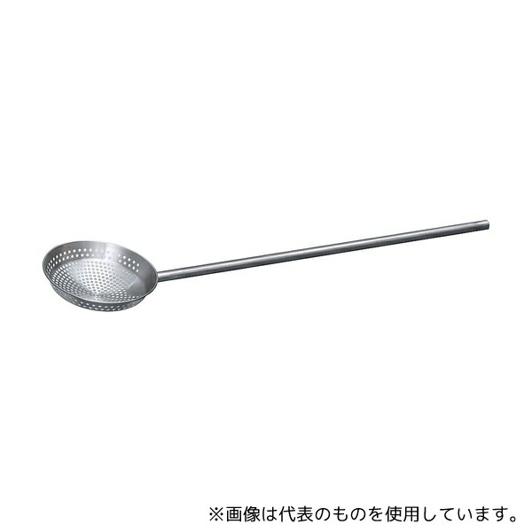 ハセガワ ステンレス 一体型 角柄網ひしゃく φ30cm×柄長100cm