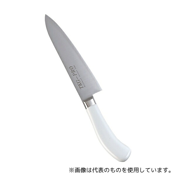 TKG TKG PRO 抗菌カラー 牛刀 18cm ホワイト