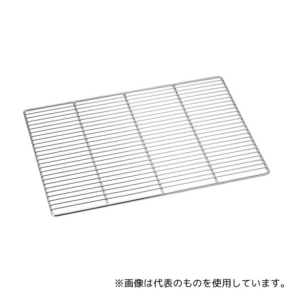 マトファー WAM03732 角網足なし(ステンレス) 500×350mm