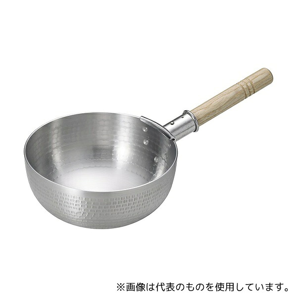 アカオアルミ アルミDON打出片手ボーズ鍋 18cm
