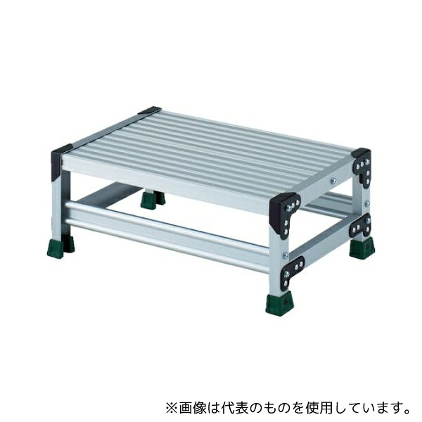 トラスコ中山 TSF-1625 アルミ合金製作業台 1段 高さ0.25m 天板600×400