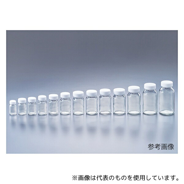 マルエム 0612-58 軽量規格瓶(透明) No.8 100本入