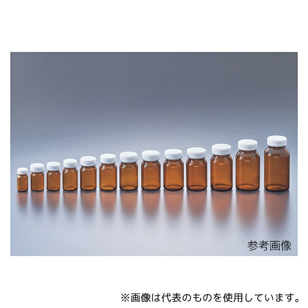 マルエム 0612-82 軽量規格瓶(褐色) No.12 50本入