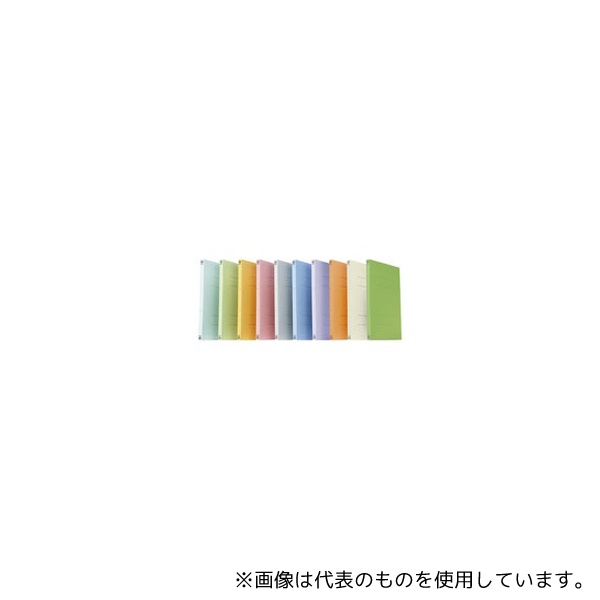 プラス No.021N フラットファイル A4S オレンジ 100冊