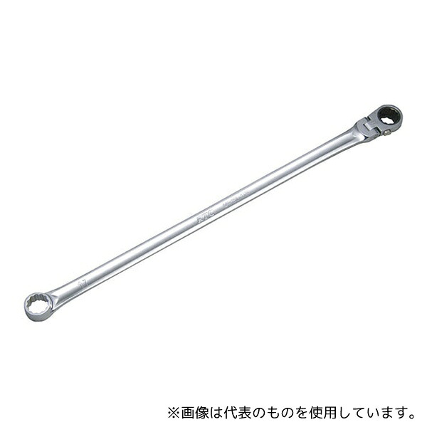 KTC MR15L-19F 超ロングラチェットメガネレンチ 首振