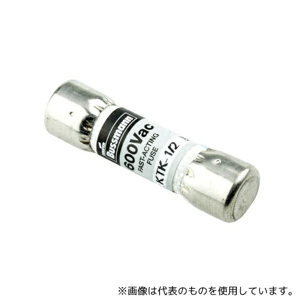 Cooper Bussmann KTK-1/2 Eaton / Bussmann (イートン/バスマン) 管ヒューズ 500mA (速断型) 10x38mm 600V 1袋(5個入)