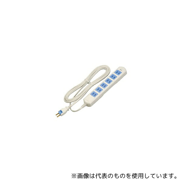 明工社 MR7458T3 スパコンタップ 6個口 3m