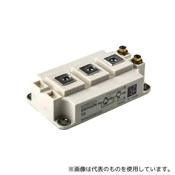 Semikron SKM200GB125D Nチャンネル IGBTモジュール 1200 V 200 A 3-Pin SEMITRANS3