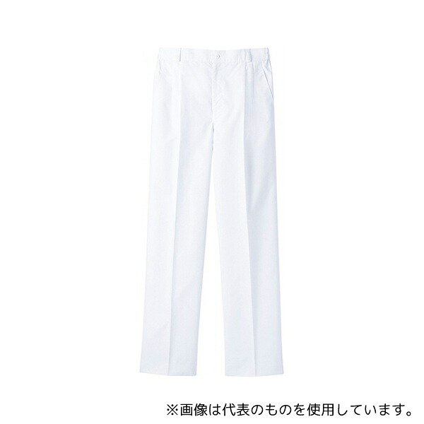 WHISEL(自重堂) WH10916 ツータックパンツ ホワイト LL