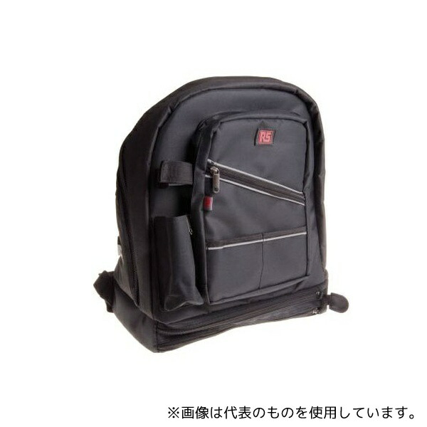 RS Pro 788-7211 ツールバッグ ポリエステル バックパック ファスナー 340mm x 220mm x 410mm