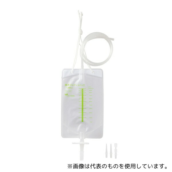 あしかメディ工業 N10039 胆汁・ドレナージバッグ 1000mL 1箱(10個入)