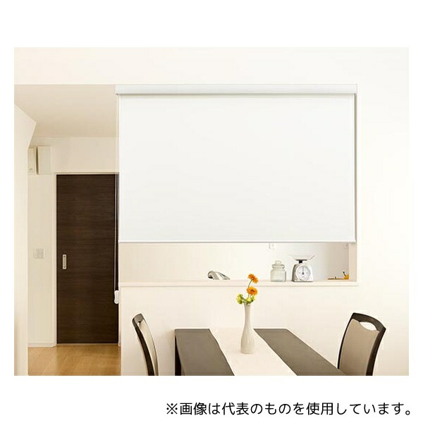 アズワン L3564 ロールスクリーン 幅180cm×高さ220cm 防炎オフホワイト