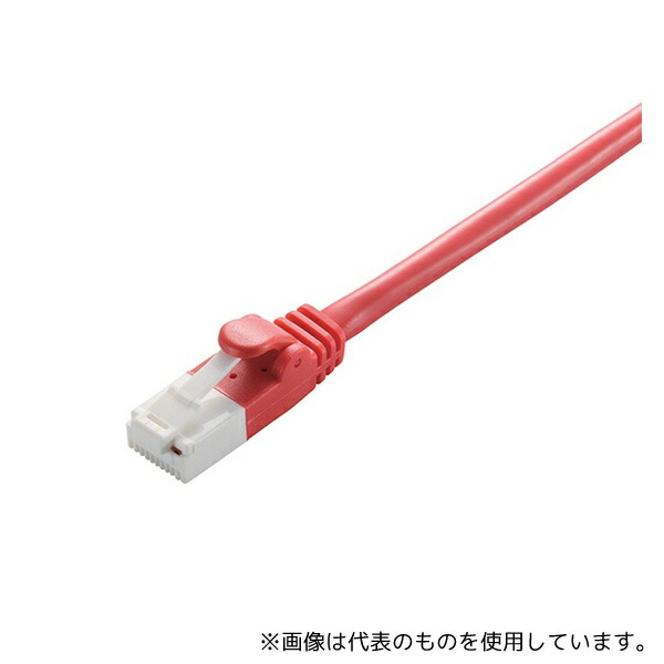 エレコム LD-GPT/R20/RS LANケーブル CAT6対応 EU RoHS指令準拠 爪折れ防止 簡易パッケージ仕様 20m レッド