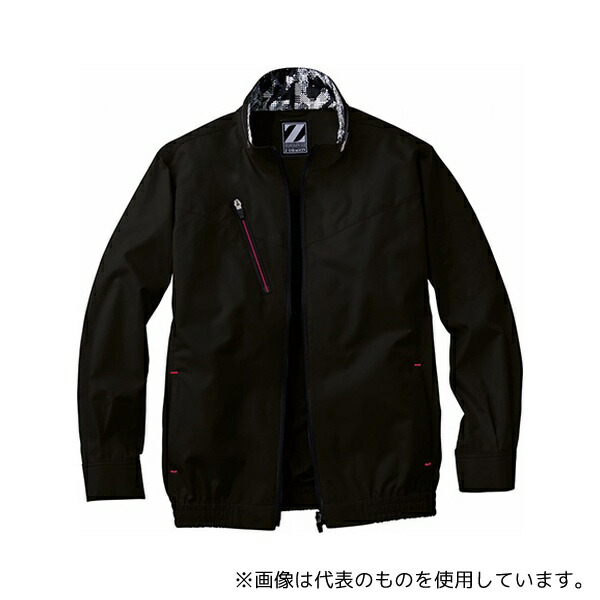 自重堂 74050 空調服長袖ブルゾン ブラック 5L[法人限定]