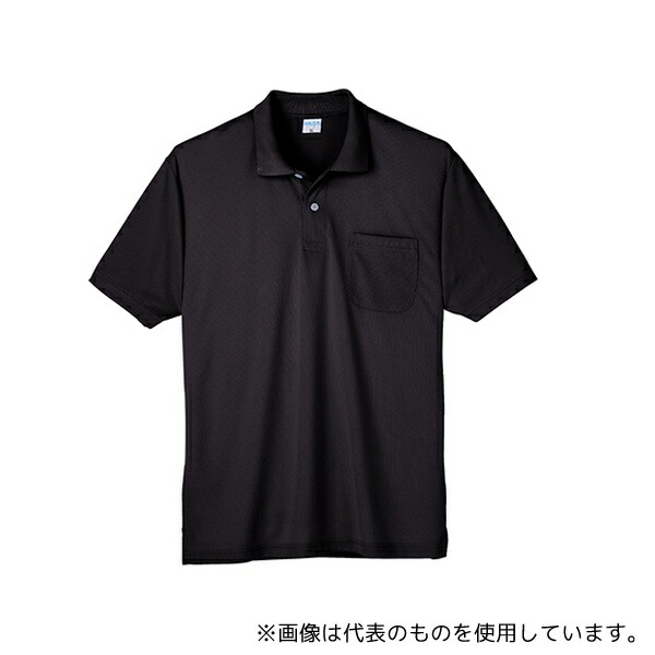 小倉屋 7361-80-L 接触冷感シリーズ 接触冷感半袖ポロシャツ ブラック L