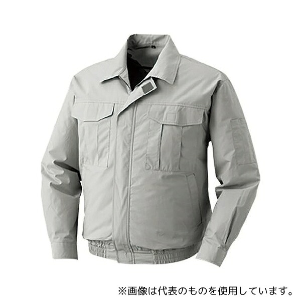 空調服 KU90550C06S4 冷却上着 綿薄手ワーク？ KU90550 ウエアのみ シルバー LL
