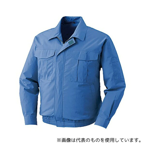 空調服 KU90550C24S3 冷却上着 綿薄手ワーク？ KU90550 ウエアのみ ライトブルー L