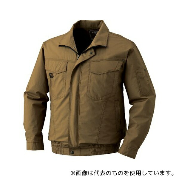 空調服 KU91400C20S3 綿薄手タチエリウェアのみ キャメル L