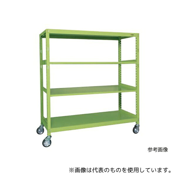 サカエ RKCN-8684 キャスターラックRK型(ゴム車) W1800×D600×H1970mm|セミプロDIY店ファースト