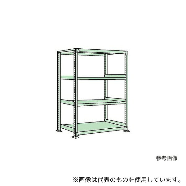 サカエ ND-1744 軽中量棚ND型 150kg/段 単体 高さ1800mm 4段タイプ W1800×D600×H1800mm