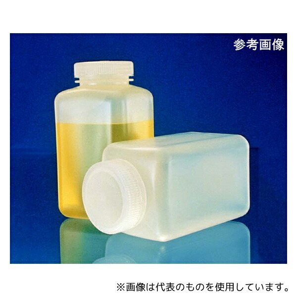 Nalge Nunc (サーモフィッシャーサイエンティフィック) 2114-0032 広口角型ボトル(HDPE) 1000mL 6本入