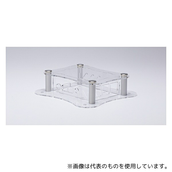 タカチ電機工業 RPA-4B-1F Raspberry Pi 4B専用 アクリルケース