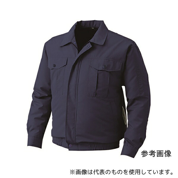 空調服 KU90720-C14-S4 屋外作業用ウェアのみ ダークブルー LL