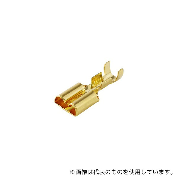 日立Astemoアフターマーケットジャパン B1024K 250 差込型ソケット 24Kメッキ 50個入