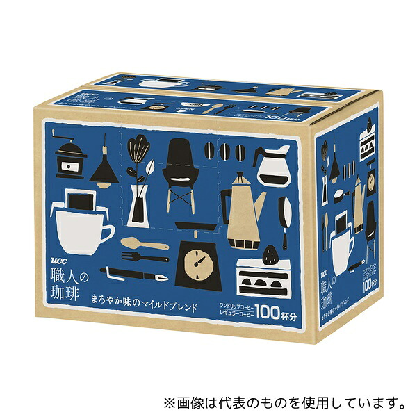 UCC 351123 職人の珈琲ドリップ まろやか味のマイルドB100P 1箱(100袋入)