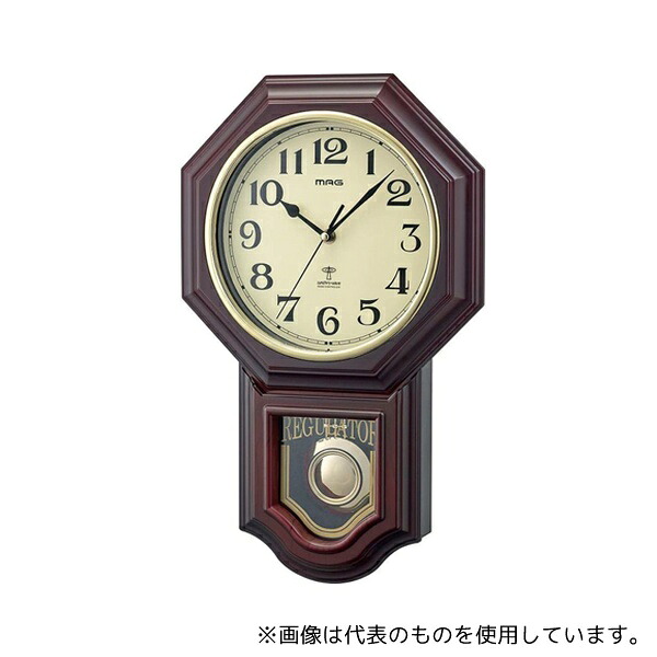 ノア精密 W-640 BR インテリア掛時計 鹿鳴館DX