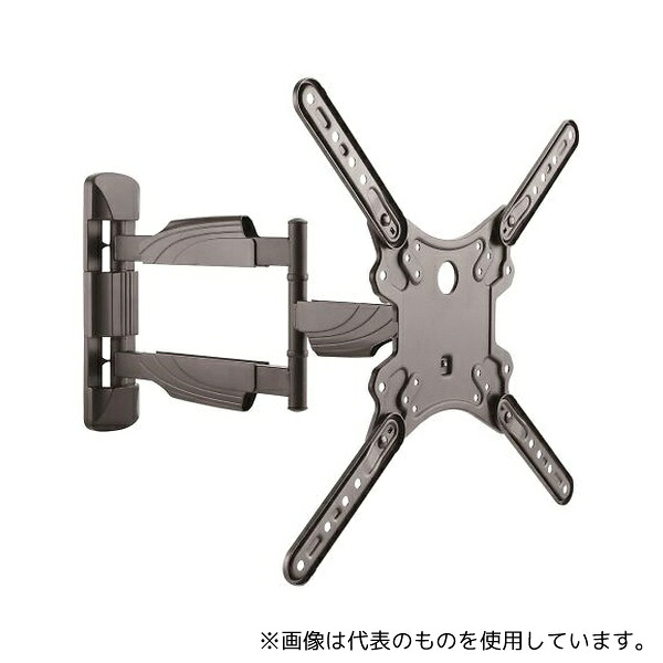 StarTech.com FPWARTB1M 1面液晶モニターアーム/壁面固定方式/VESA規格32-55インチディスプレイ対応/ダブルスイベル式アーム/耐荷重35kg/チルト、スイベル