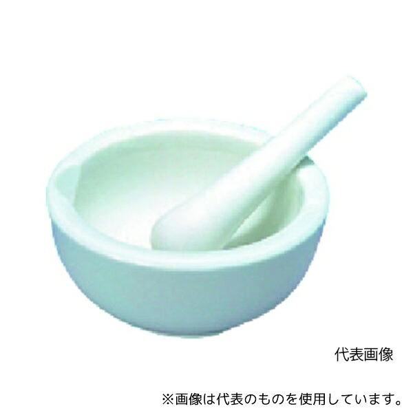 東京硝子器械 194-54-31-07 乳鉢磁製並240mm 乳棒付