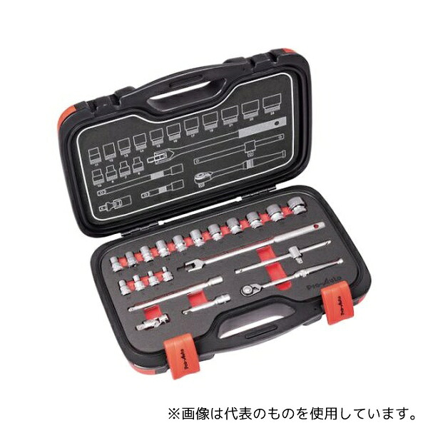 スエカゲツール(Pro-Auto) PA3021 3/8DR.21PCソケットレンチセット