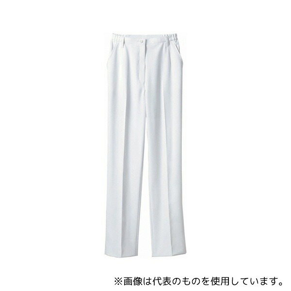 住商モンブラン 73-1181 L パンツ レディス 両脇ゴム 白 L