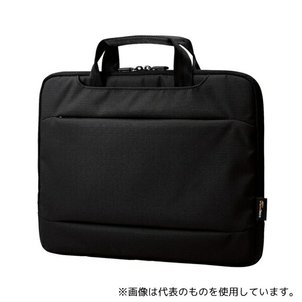 エレコム BM-IBLW14NBK パソコンケース リサイクル素材 取っ手付き 手提げ 撥水 防汚 CORDURA 14.0インチ ブラック