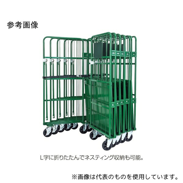 アズワン 61-433-93-2 店舗用ラスパレ 床板スチールタイプ扉無し W85cm