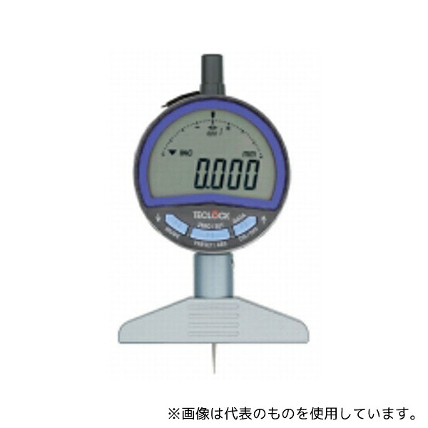 テクロック DMD-2100A デジタルデプスゲージ 0.001mm 12mm 針状測定子タイプ
