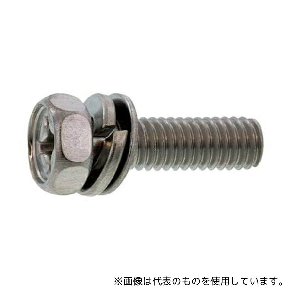サンコーインダストリー 10-02-0104-0050-0120-00 組込みねじ (+)アプセットP\u003d4(SUS(ステンレス)・生地(または標準)) M5×12(500本入)