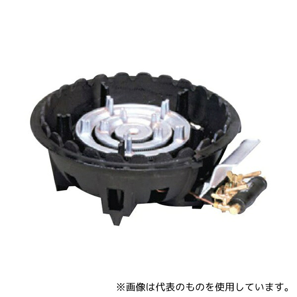 タチバナ製作所 TS-318P 三重(卓上用)(ハ゜イロット種火付) ハイカロリーコンロ(LPガス)パイロット(種火付)三重(卓上用)500×445×195mm