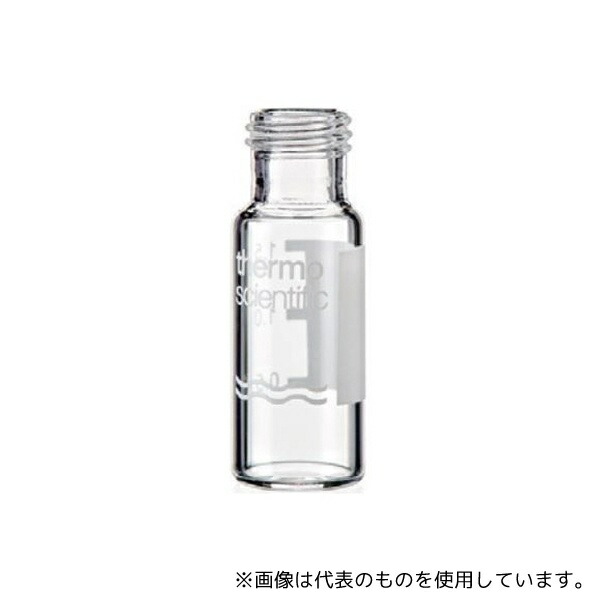Thermo Fisher Scientific 6ASV9-1P スクリューバイアル(9-425)透明 ラベル付 2mL ガラス 100本入