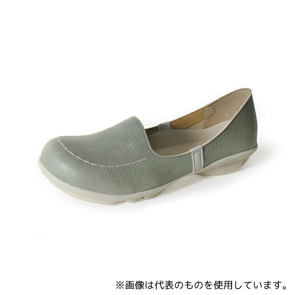 リゲッタ TB103-GBL-M ツヴォル スリッポンパンプス グレーブルー M(23.0~23.5cm)