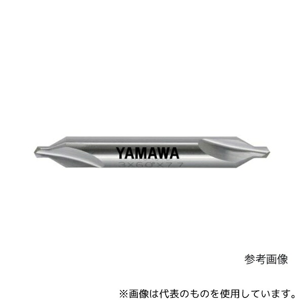 弥満和製作所 C-CD-S-1 弱ねじれ溝A形60° 超硬センタ穴ドリル C-CD-S 1X60°X4