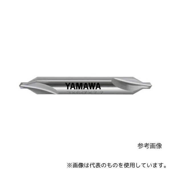 弥満和製作所 C-CD-S-2 弱ねじれ溝A形60° 超硬センタ穴ドリル C-CD-S 2X60°X6